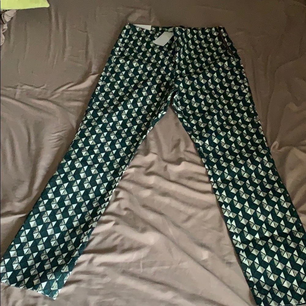Skinny straight leg pants